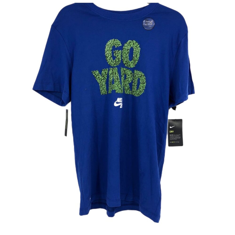 Nike Blue/Green Short Sleeve T-Shirt | Men's Everyday Wear